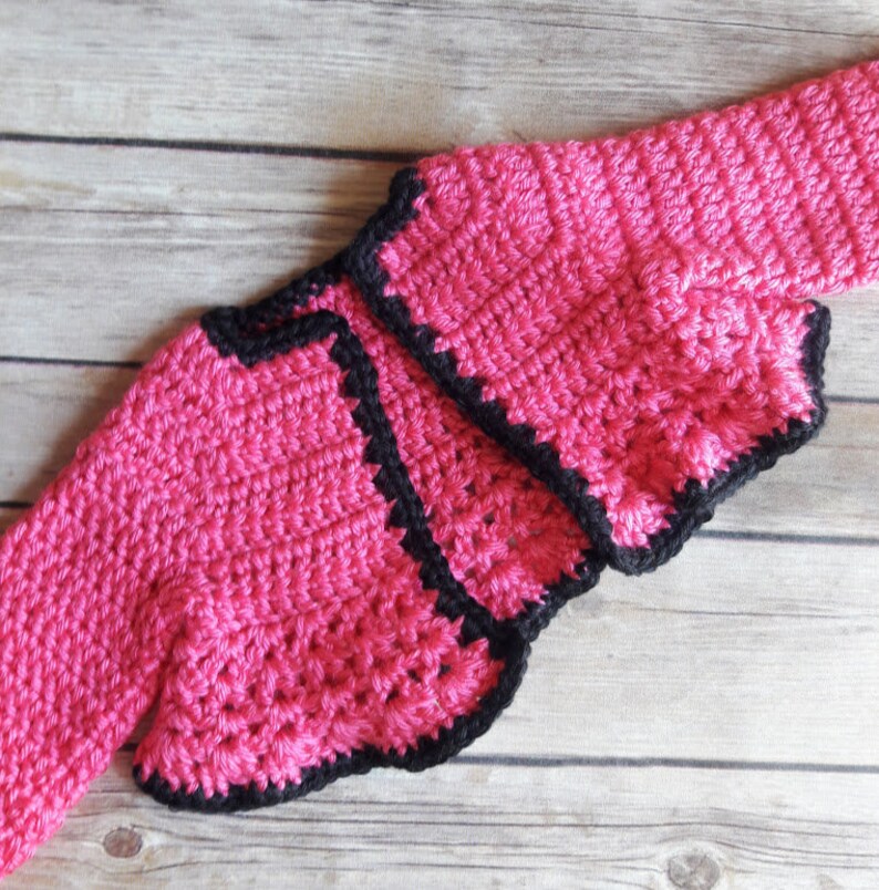 Hot Pink Shrug for Babies Etsy