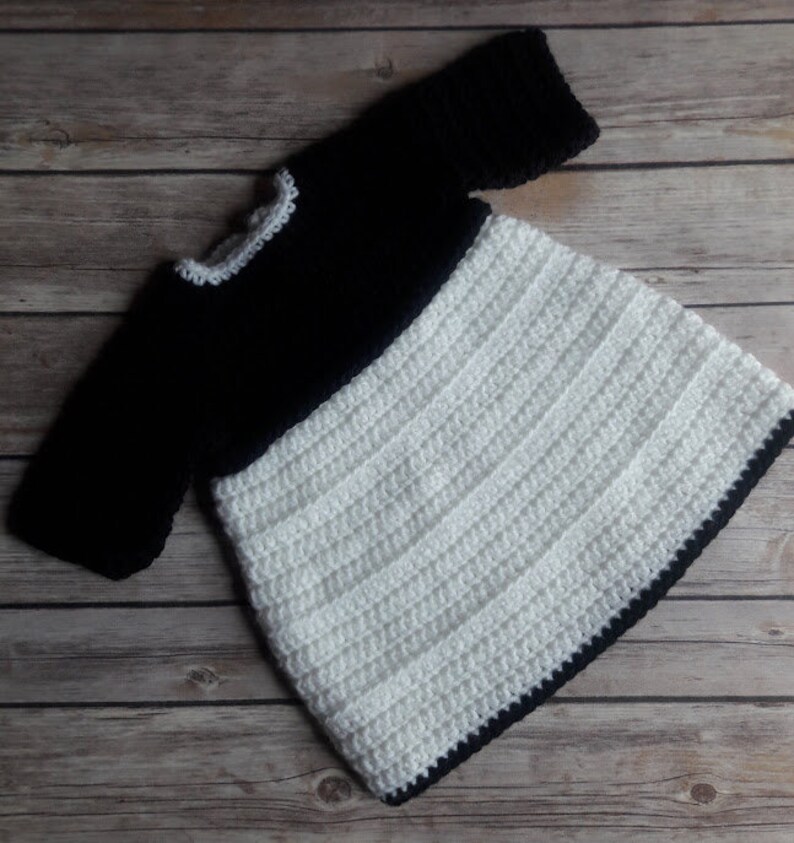 Black and White Baby Dress Etsy