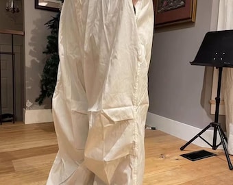 US Army White Snow Camo Trousers (Medium Short) – 1990s Surplus Ski Pants