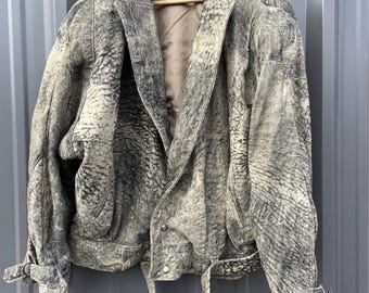 Vintage Leather Jacket Like NEW Sz 44 fits 42” - 44” Chest Made in Canada