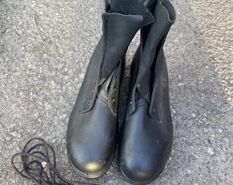 Oryginalne wodoodporne buty bojowe kanadyjskich sił zbrojnych Mark II, rozmiar 264/96, męskie, rozmiar 8,5 lub 9, jak nowe