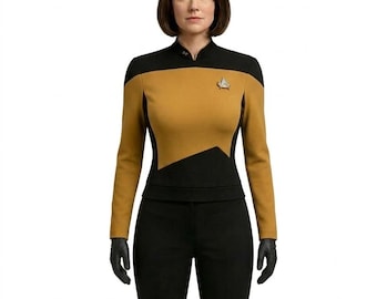 Star Trek TNG Command Uniform - Handmade Cotton Cosplay Costume
