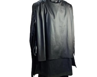The Stranger Qimir Cosplay Costume - Star Wars The Acolyte Inspired Sith Suit - Dark Side Acolyte Robe, Tunic & Hooded Cape
