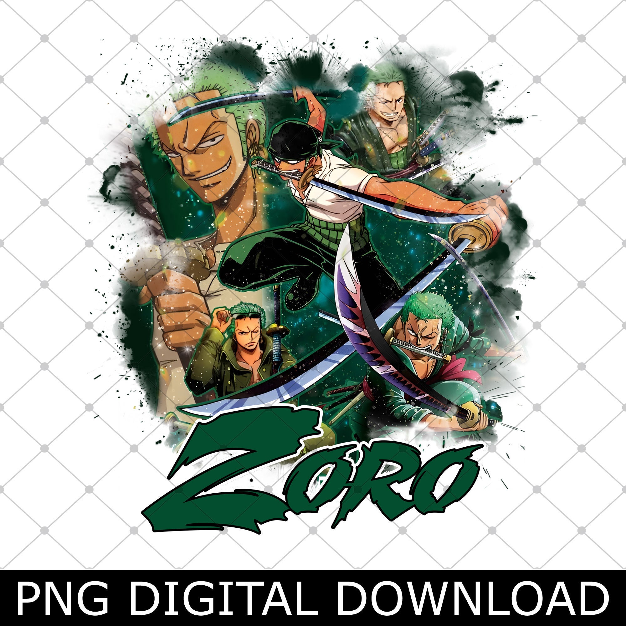 Zoro with Enma (Manga) Poster for Sale by MangaPanels