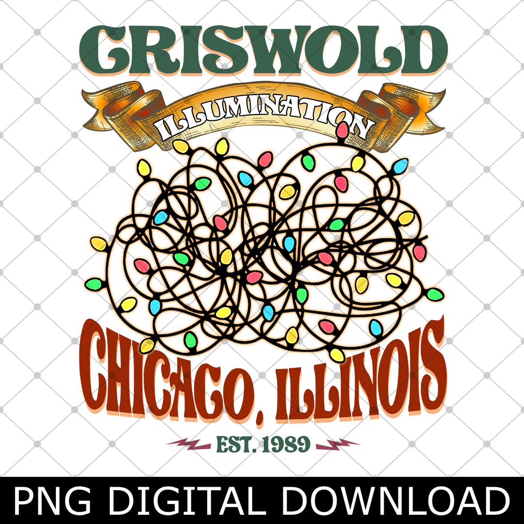 Funny Griswold Christmas Lights Png Griswold Illumination EST Etsy