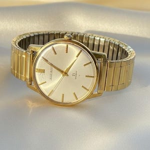Vintage Seiko Skyliner J15006 Gold Dress Watch 1960s