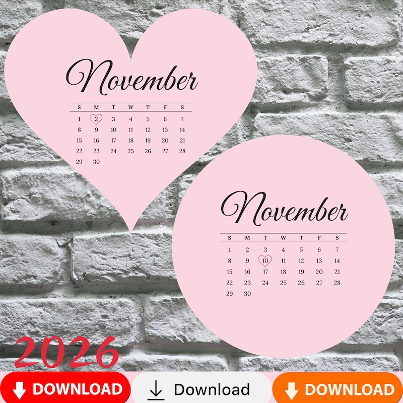 November Icon - Etsy