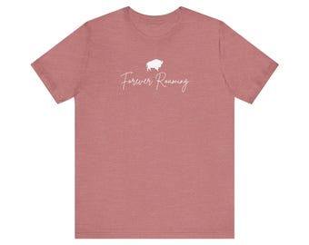 Forever Roaming Buffalo T-Shirt | Script Logo