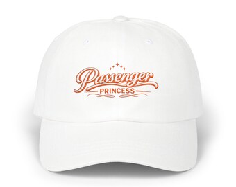 Passenger Princess Cap | Embroidered White Classic Dad Cap