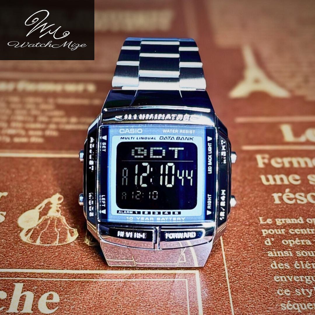 Inverted Watch Multifunction Watch | Custom Casio DB360-1AJH | Inverted LCD | MOD ...