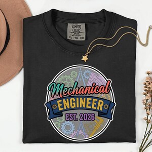 Mechanical Engineer Class of 2026 Shirt, New Engineer Est 2026, Future Mechanical Engineer Tee