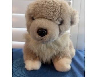 Vintage Mary Meyer 7" Plush Realistic Golden Retriever Puppy 1990s Rare