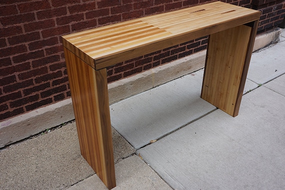 Reclaimed Bowling Alley Console Table Etsy