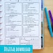PRINTABLE CLASSIC Happy Planner Cycle Tracker Happy Planner Insert ...