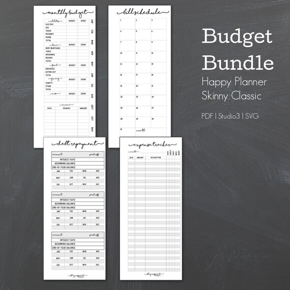 The Happy Planner Undated Budget Classic Planner