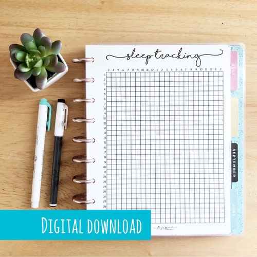 PRINTABLE CLASSIC Happy Planner Mood Tracker Happy Planner - Etsy