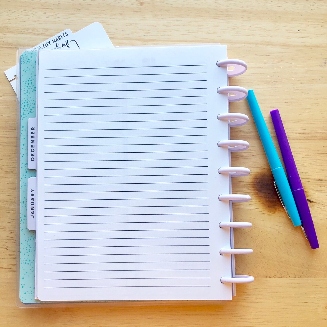 PRINTABLE CLASSIC Happy Planner Cleaning Checklist Planner | Etsy UK
