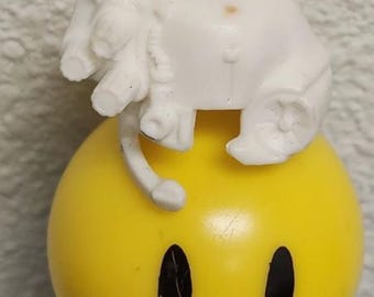 1988 Hasbro C.O.P.S. Cops N Crooks AIRWAVE Figure Part Accessory - WHITE HELMET