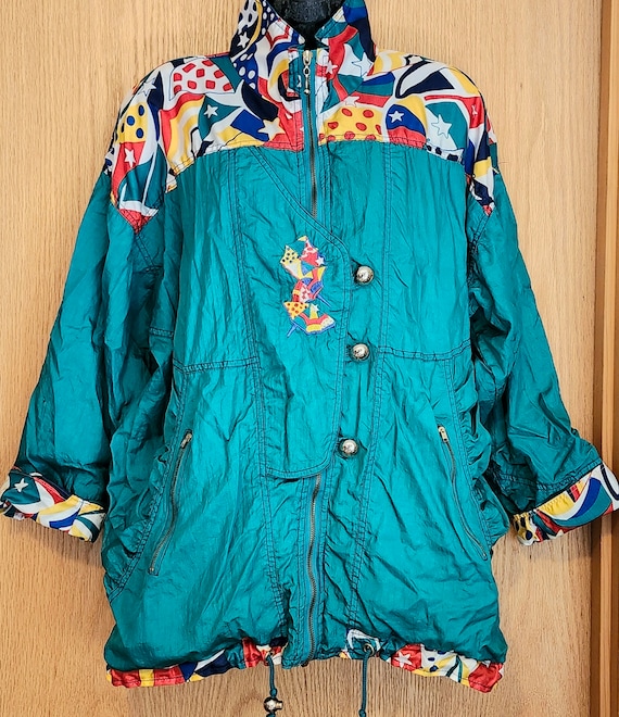 Women's Lavon By Cheerful Corp Vintage 1990s Teal… - image 1