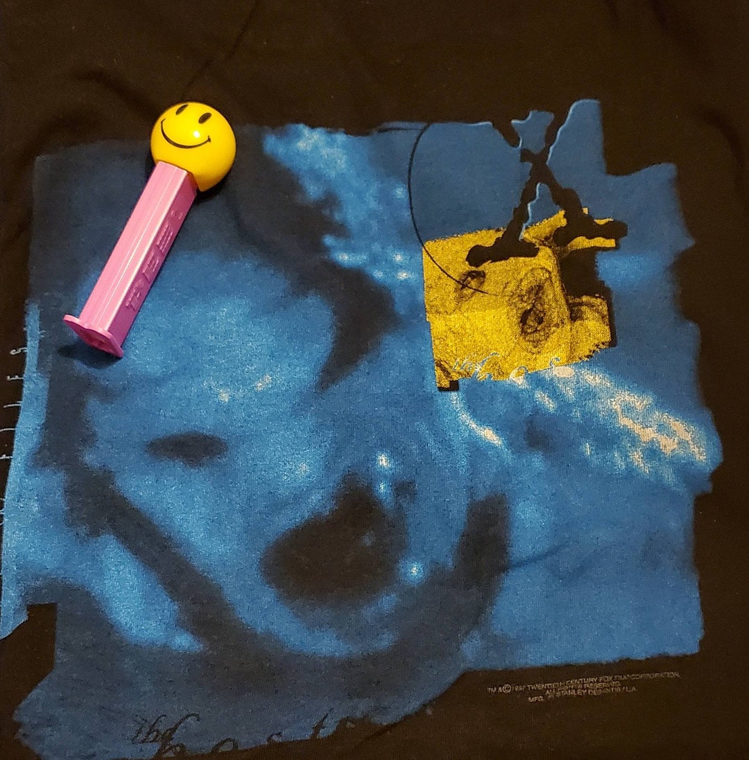 Vintage X-files Shirt 1997 NOS Adult Size Large Black Shirt W/blue ...