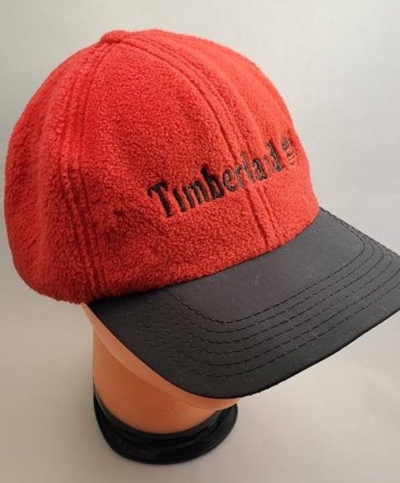red timberland hat