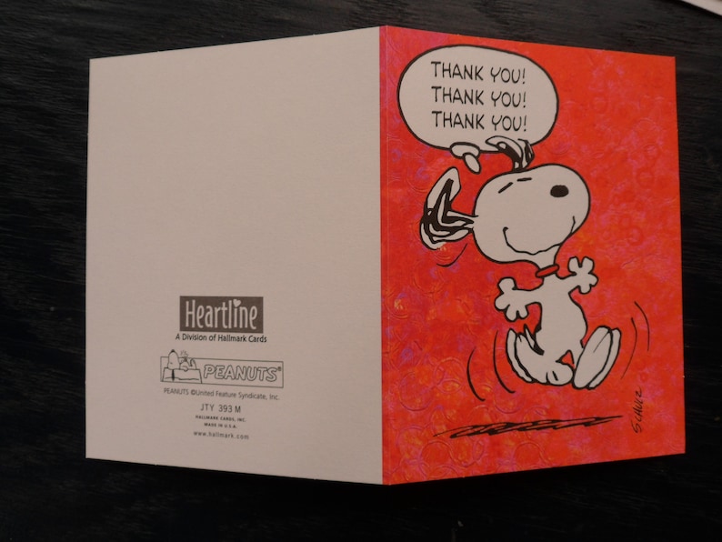 Vintage Snoopy Note Cards w/envelopes Peanuts Stationary 4 Etsy