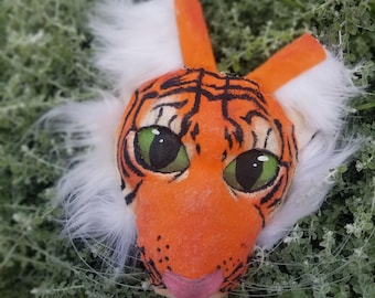 Fierce Tiger Mask Costume Accessory – Realistic Animal Face Wear