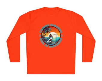 Fishing Paradise Long Sleeve Shirt | Shark Fishing Graphic Tee