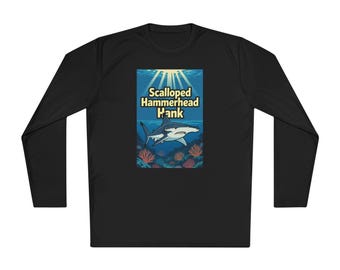 Scalloped Hammerhead Hank |  Performance Long Sleeve Fishing Shirt | SouthFLAngler
