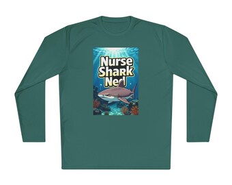 Nurse Shark Ned Long Sleeve Fishing Shirt | 100% Polyester Performance Tee