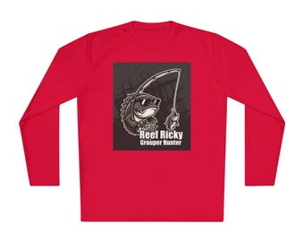 Reef Ricky Grouper Hunter Performance Long Sleeve | Florida Reef Fishing Shirt | SWFL Angler Gear