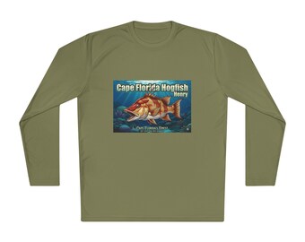Cape Florida Hogfish Henry Fishing Shirt | Performance Long Sleeve Tee