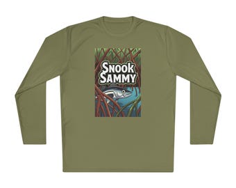 Snook Sammy Fishing Shirt | Performance Long Sleeve Polyester Tee