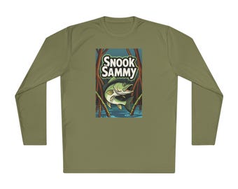 Snook Sammy Performance Fishing Shirt | Lightweight Long Sleeve Polyester Tee
