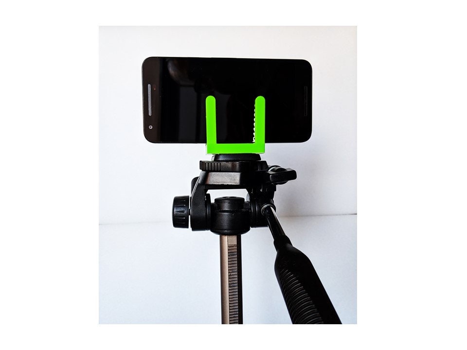 Cell Phone Holder For Tripod Mount 3d Print 7 Colors To Etsy Cell Phone Holder For Tripod Mount 3d Print 7 Colors To Etsy
