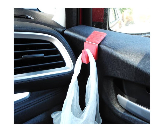 Car Trash Bag Hook With Mounting Tape 3D Print 7 Colors Available Etsy