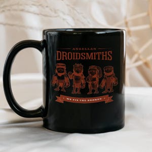 StarWars The Mandalorian Mug, The Mandalorian And Grogu Father Day, Revenge of the Sith StarWars Mug, Galaxys Edge Disneyland Ceramic Mug image 2