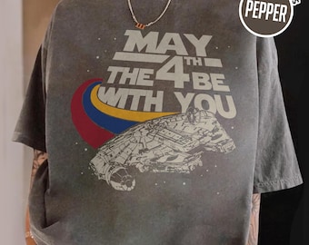 May The 4th Be With You Shirt, Star Wars Fan Shirt, Science Fiction Graphic Tee, May 4th Vacation Shirt, Retro Galaxy Shirt, Comfort Colors