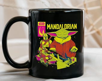 StarWars The Mandalorian Mug, The Mandalorian And Grogu, Revenge of the Sith StarWars Mug, Galaxy’s Edge Disneyland Ceramic Mug