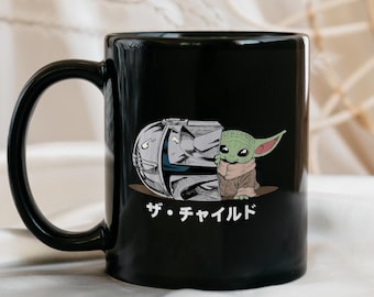 StarWars The Mandalorian Mug, The Mandalorian And Grogu, Revenge of the Sith StarWars Coffee Mug, Galaxy’s Edge Disneyland Ceramic Mug