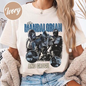 The Mandalorian And Grogu Baby Yoda Shirt, Disneyland Party 2026 Tshirt, Matching Family Shirts, Father Day, Dad Gifts Vintage Shirt image 5