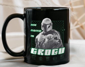 StarWars The Mandalorian Mug, The Mandalorian And Grogu Father Day, Revenge of the Sith StarWars, Galaxy’s Edge Disneyland Ceramic Mug