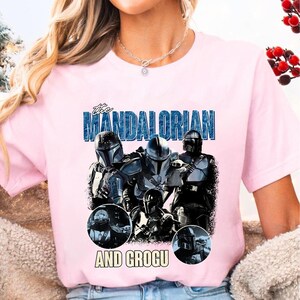 The Mandalorian And Grogu Baby Yoda Shirt, Disneyland Party 2026 Tshirt, Matching Family Shirts, Father Day, Dad Gifts Vintage Shirt image 6