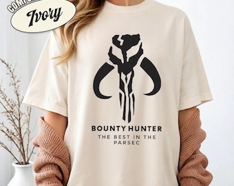 StarWars Mandalorian Bounty Hunter Skull Shirt, Retro StarWars Shirt, Disneyland Family Matching Shirt, Galaxy's Edge Trip, Father Day