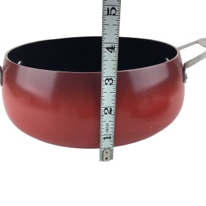 Vintage Regal Ware Dutch Oven Red Aluminum Pot Retro Cookware image 8