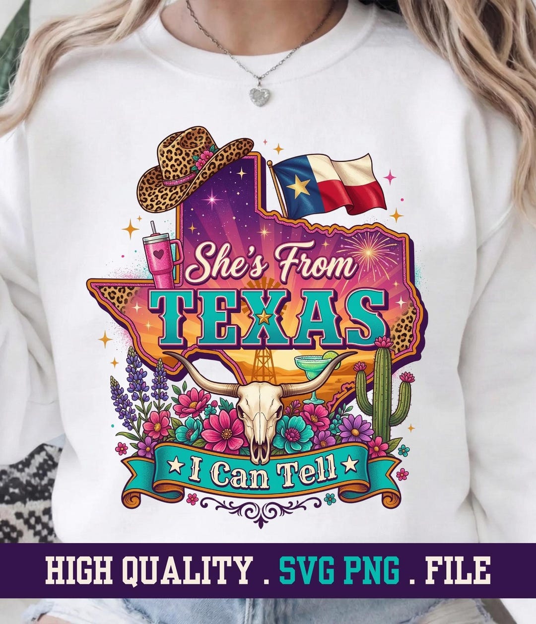 Leopard She’s From Texas I Can Tell PNG, Pink Texas Girl PNG, Texas PNG ...