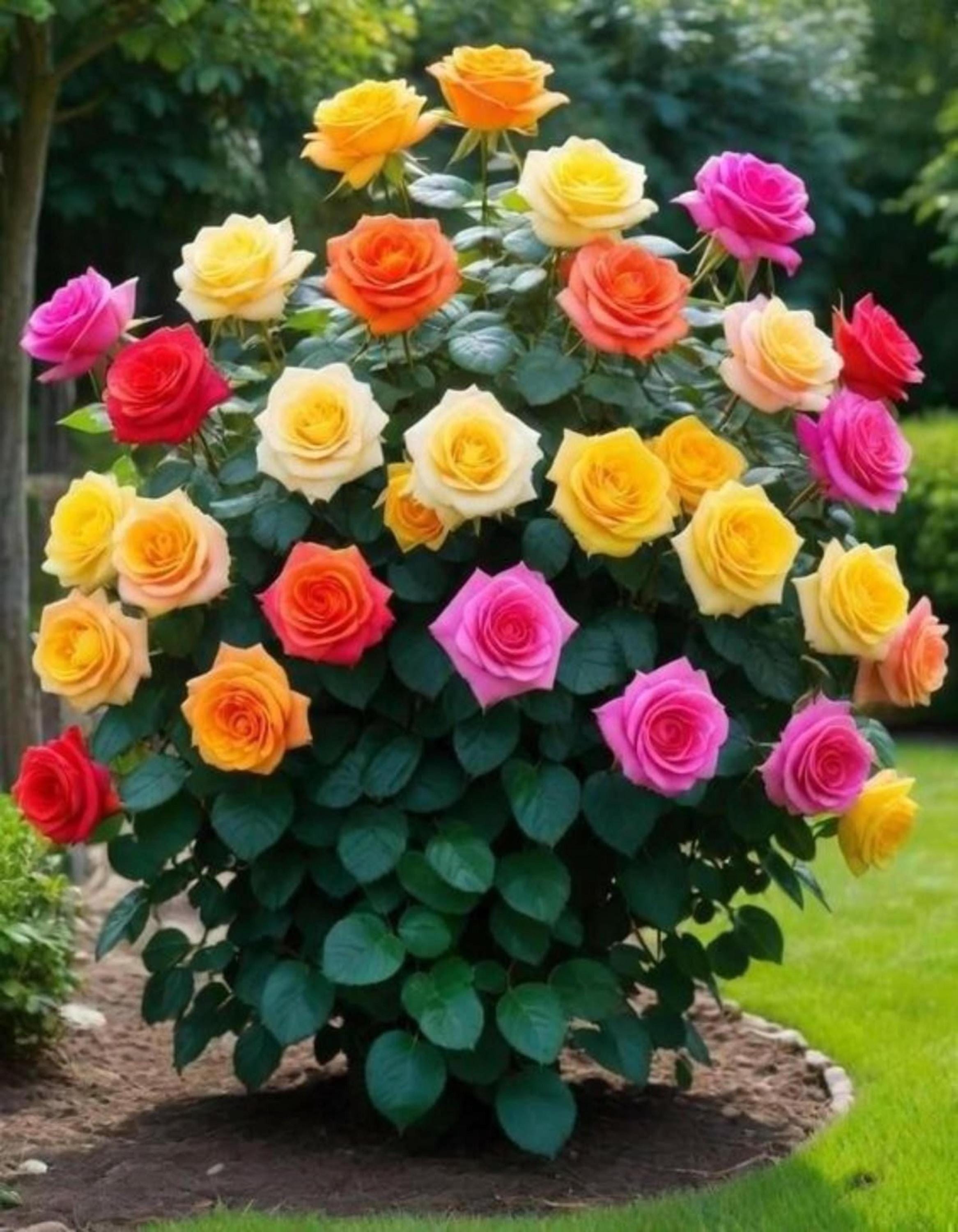 290+ Mixed Color Rose Seeds Heirloom Non-gmo Perennial Bush Climbing ...
