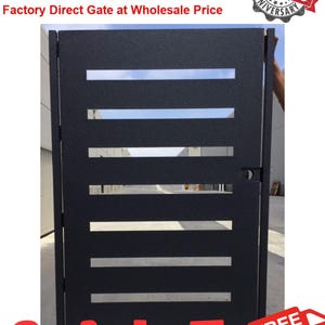 Privacy metal gate, Modern Metal Gate, Custom Art Pedestrian Walk Thru Entry Iron Steel Garden Designer