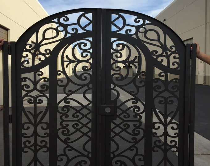 Beautiful Wrought Iron Side Gates and Garden Gates in Unique Etsy
