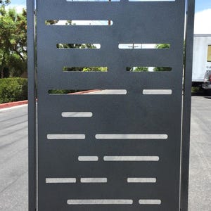 Contemporary modern metal gate, Modern Metal Gate, Custom size Art Pedestrian Walk Thru Entry Iron Steel Garden Designer